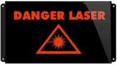 danger laser pictogramme