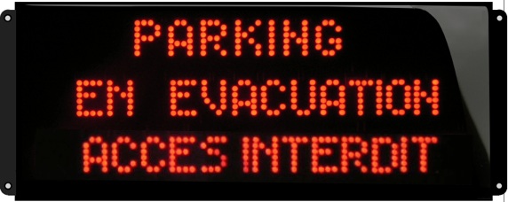 Parking en evacuation acces interdit