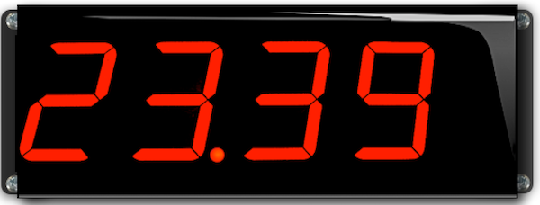 Chronomètre numérique 7 segments