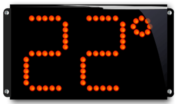 Afficheur température LED SREI