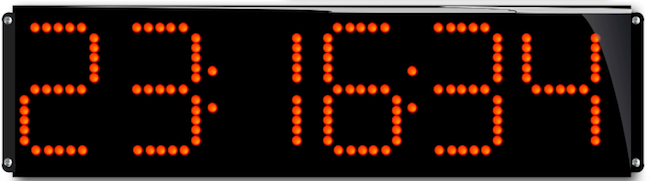 Horloge Numérique LED 6 Chiffres